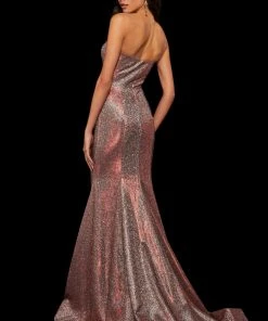 Sherri Hill - 52954 Long Strapless Fitted Mermaid Dress