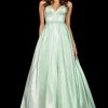 Sherri Hill - 52956 Long Glitter Knit A Line Dress 2 Sherri Hill - 52956 Long Glitter Knit A Line Dress