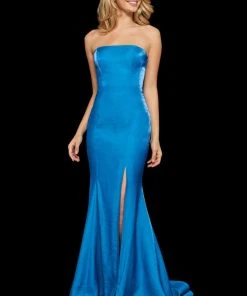 Sherri Hill - 52961 Strapless Mermaid Lace Up Dress 17 Sherri Hill - 52961 Strapless Mermaid Lace Up Dress