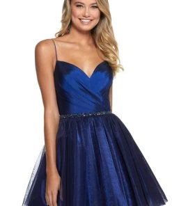 Sherri Hill - 53003 Ruched Sweetheart A-Line Short Dress 8 Sherri Hill - 53003 Ruched Sweetheart A-Line Short Dress