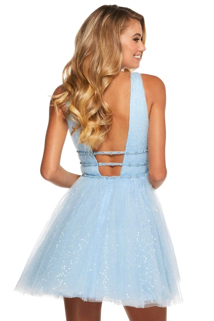 Sherri Hill - 53026 Ruched A-Line Short Dress 4 Sherri Hill - 53026 Ruched A-Line Short Dress