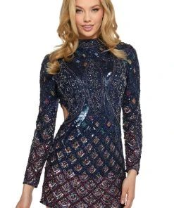 Sherri Hill - 53120 Sequined Short Dress