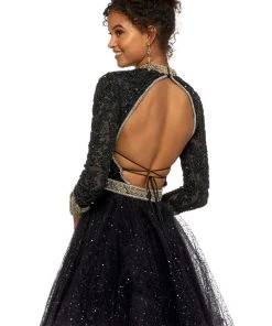 Sherri Hill - 53144 High Neck Beaded Short Dress 5 Sherri Hill - 53144 High Neck Beaded Short Dress