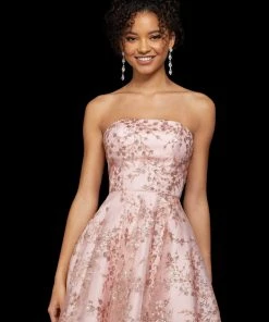 Sherri Hill - 53181 Straight Across Short Dress