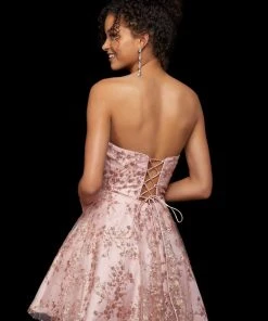 Sherri Hill - 53181 Straight Across Short Dress