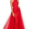 Sherri Hill - 53207 Lace Halter Neckline Evening Dress