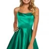 Sherri Hill - 53267 Sleek Scoop A Line Short Dress