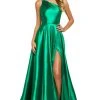 Sherri Hill - 53295 Embellished Single Shoulder Satin A-line Dress