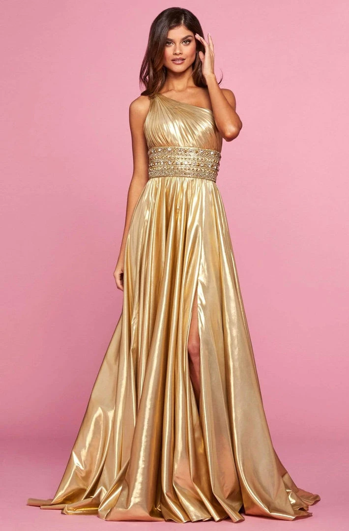 Sherri Hill - 53305 Single Shoulder A-Line Dress 3 Sherri Hill - 53305 Single Shoulder A-Line Dress