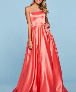 Sherri Hill - 53320 Strapless Beaded Neckline A Line Ballgown Dress 15 Sherri Hill - 53320 Strapless Beaded Neckline A Line Ballgown Dress
