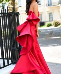 Sherri Hill - 53334 Ruffled Strapless Mermaid Long Dress