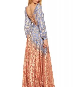 Sherri Hill - 53349 Beaded Long Sleeve A-Line Dress 6 Sherri Hill - 53349 Beaded Long Sleeve A-Line Dress