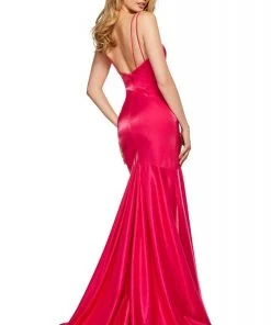 Sherri Hill - 53351 Sleeveless Scoop Neck Long Fitted Mermaid Dress
