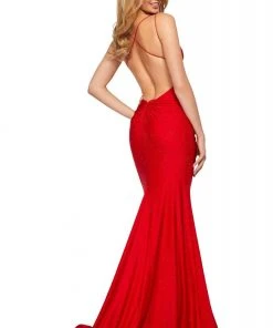 Sherri Hill - 53355 Rhinestone Studded Jersey Mermaid Dress 13 Sherri Hill - 53355 Rhinestone Studded Jersey Mermaid Dress