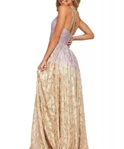 Sherri Hill - 53376 Beaded Single Shoulder A-Lines Dress