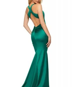 Sherri Hill - 53392 Crisscross Open Back Fitted Mermaid Dress 7 Sherri Hill - 53392 Crisscross Open Back Fitted Mermaid Dress