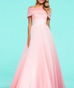 Sherri Hill - 53438 Off-The-Shoulder Ballgown Dress
