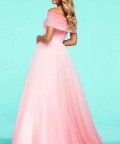 Sherri Hill - 53438 Off-The-Shoulder Ballgown Dress