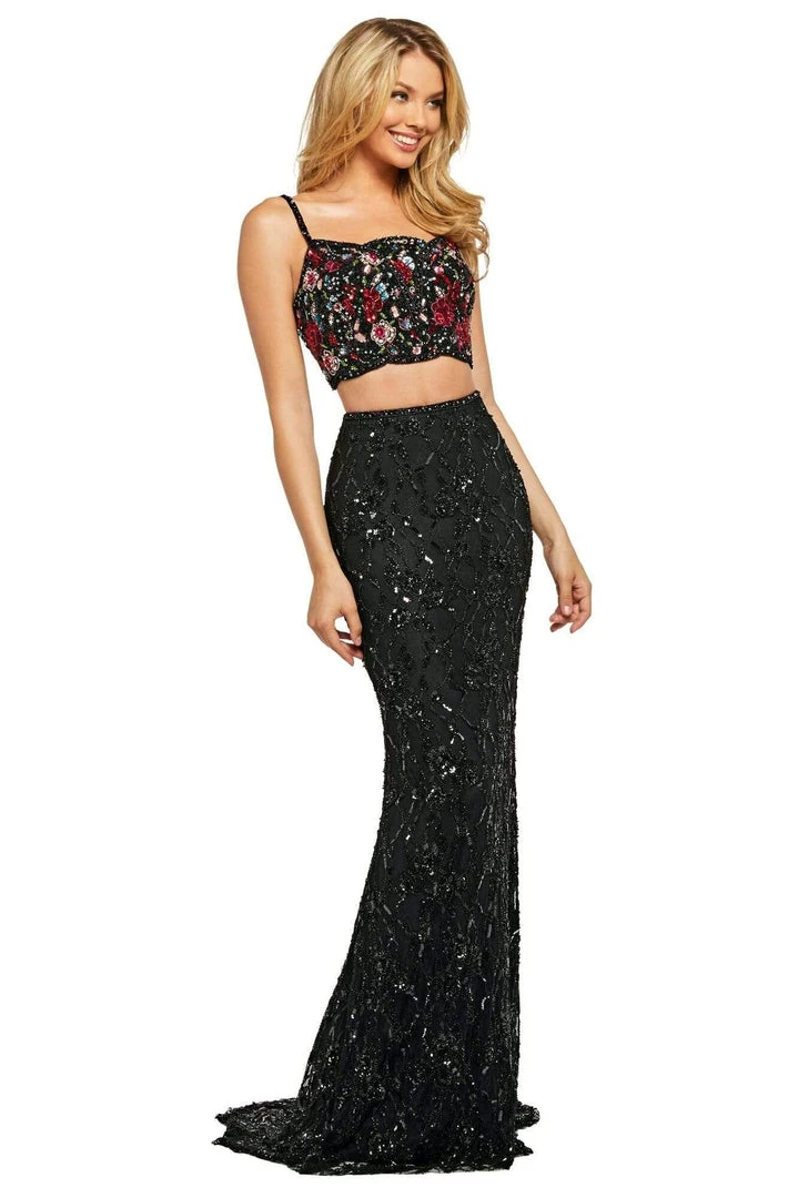 Sherri Hill - 53445 Two-Piece Beaded Sheath Dress 4 Sherri Hill - 53445 Two-Piece Beaded Sheath Dress