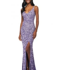 Sherri Hill - 53450 Sleeveless Beaded V Neck Long Dress