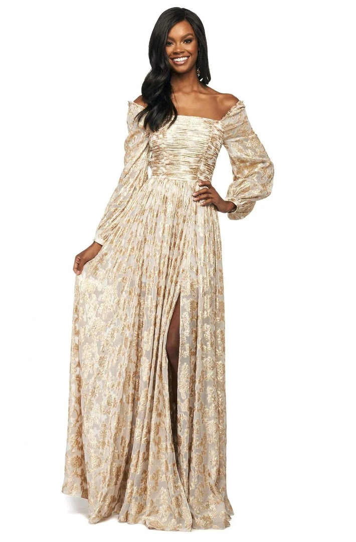 Sherri Hill - 53461 Off-The-Shoulder A-Line Dress 5 Sherri Hill - 53461 Off-The-Shoulder A-Line Dress