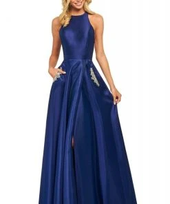 Sherri Hill - 53529 Satin Crystal Beaded A Line Dress 11 Sherri Hill - 53529 Satin Crystal Beaded A Line Dress