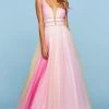Sherri Hill - 53535 V-Neck A-Line Ombre Dress