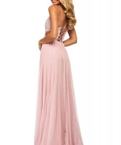 Sherri Hill - 53557 Butterfly Beaded A-Line Dress