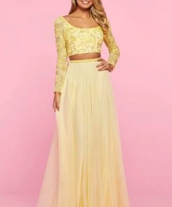 Sherri Hill - 53559 Beaded Two-Piece A-Line Dress