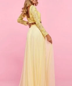 Sherri Hill - 53559 Beaded Two-Piece A-Line Dress