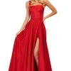Sherri Hill - 53561 Taffeta Long Evening Dress With Slit
