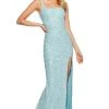 Sherri Hill - 53569 Scoop Long Beaded Sheath Dress