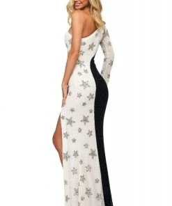 Sherri Hill - 53591 Long One Shoulder Sheath Dress