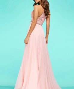 Sherri Hill - 53626 Halter A-Line Long Dress