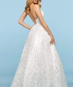 Sherri Hill - 53655 Halter Sequins A-Line Dress