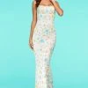 Sherri Hill - 53673 Scoop Beaded Sheath Dress