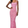 Sherri Hill - 53691 Scoop Back Beaded Fitted Dress