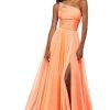 Sherri Hill - 53698 Chiffon Single Shoulder A-Line Dress