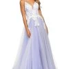 Sherri Hill - 53730 Plunging V-Neck A Line Dress