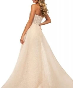 Sherri Hill - 53731 Corset Strapless A-Line Dress