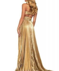 Sherri Hill - 53738 V-Neck Beaded A-Line Dress