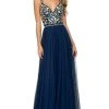 Sherri Hill - 53803 Crisscross Strapped Beaded A-Line Dress