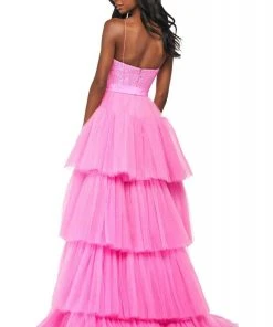 Sherri Hill - 53820 V-Neck Beaded Ballgown Dress