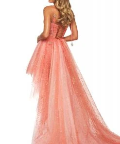 Sherri Hill - 53825 Tulle A Line High Low Dress