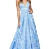 Sherri Hill - 53881 V-Neck Long A-Line Dress