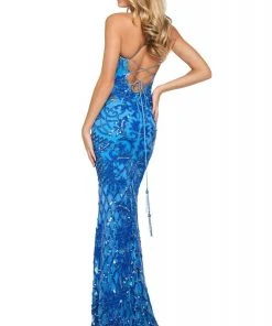 Sherri Hill - 53903 Fitted Sequins Sheath Dress