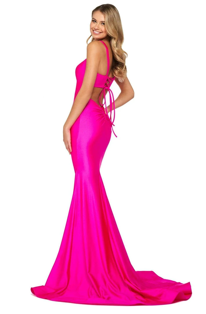 Sherri Hill - 53906 Scoop Neck Jersey Trumpet Dress 4 Sherri Hill - 53906 Scoop Neck Jersey Trumpet Dress