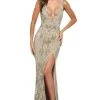 Sherri Hill - 53912 V-Neck Beaded Sheath Dress
