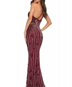 Sherri Hill - 53913 Single Shoulder Beaded Sheath Dress