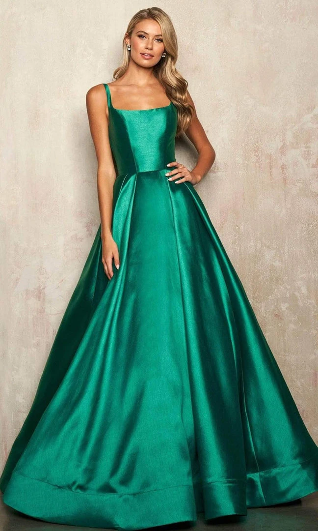 Sherri Hill - 54180 Sleeveless Square Neck Gown 3 Sherri Hill - 54180 Sleeveless Square Neck Gown